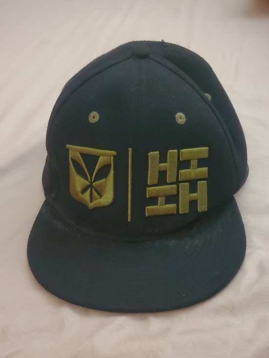 Hawaii's Finest Other - Black Snapback with Olive Logo
